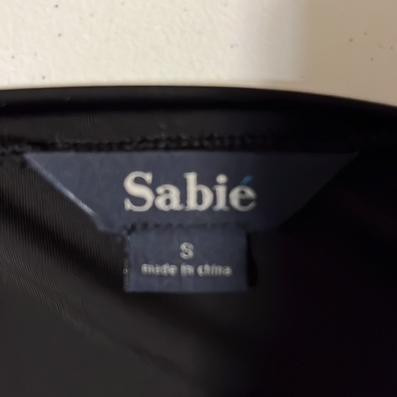Sable Knit top, black with embroidery , size small - Picture 5 of 9
